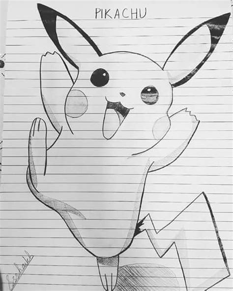 Pikachu #drawing #pencil #sketch #pikachu #pokemon #anime Pikachu ...