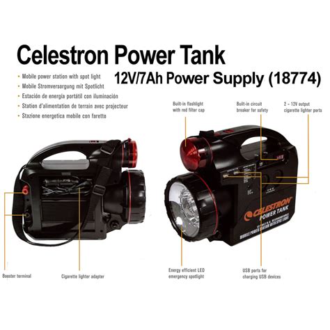 Celestron Power Tank, 12V/7Ah Power Supply (18774)