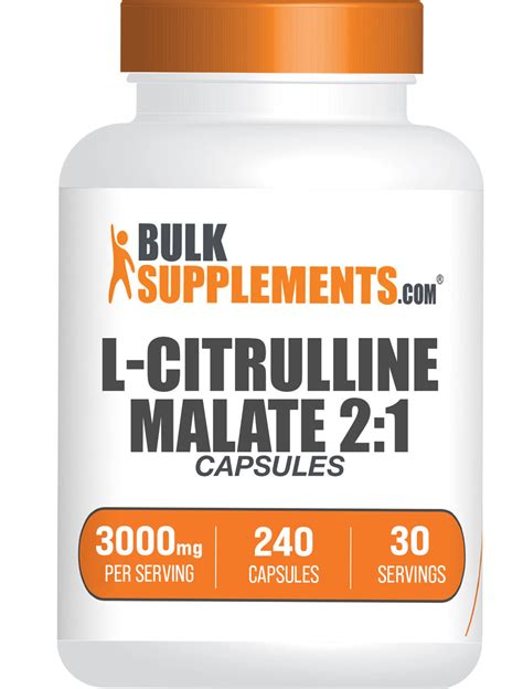 L-Citrulline DL Malate 2:1 Capsules - Your Workout Booster