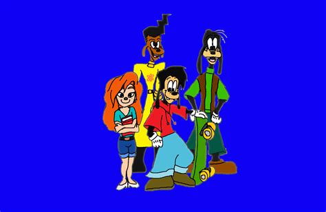 (A Goofy Movie) Goofy, Max, Roxanne and Powerline. - A Goofy Movie Fan Art (43480797) - Fanpop ...