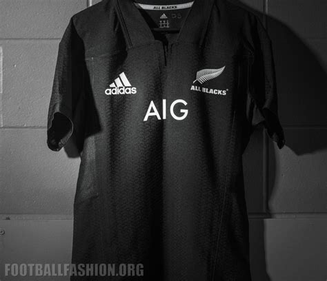 New Zealand All Blacks 2017 adidas Home Jersey - FOOTBALL FASHION