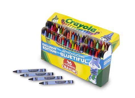 Bluetiful Crayola 96 Crayons with 4 bonus | Crayola.com | Crayola