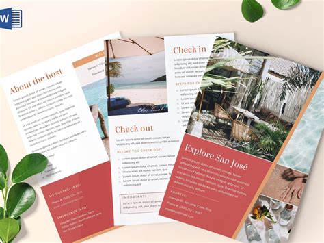 Airbnb Welcome Book Template by Brochure Design on Dribbble