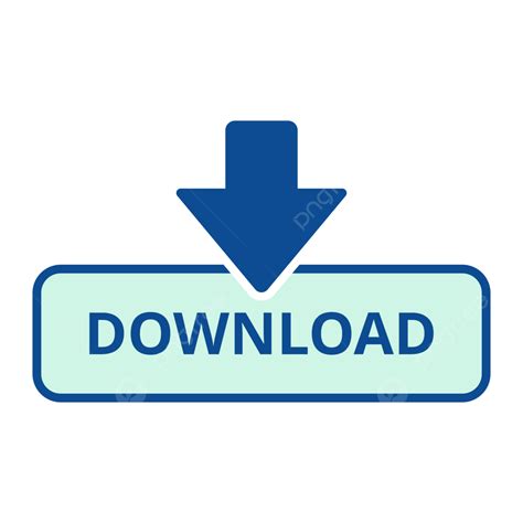 Download Button Blue Color, Download, Button, Download Button PNG and Vector with Transparent ...