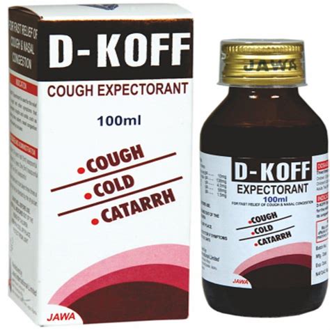 D-KOFF Cough Expectorant Syrup, 100ml - Asset Pharmacy