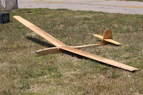 all-balsa powered glider | This was an unusual airplane. Fir… | Flickr