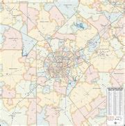 Greater San Antonio Metro Area Zip Code Map – American Map Store