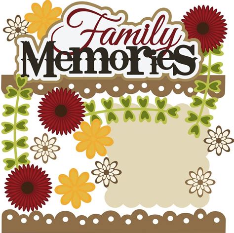 Family Memories | Scrapbook clipart, Art inspiration painting, Scrapbook