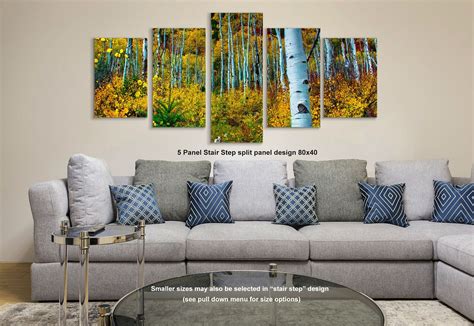 Aspen Trees Fall Aspens Autumn Colors Colorado Canvas - Etsy