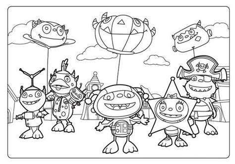 Henry Hugglemonster Coloring Pages - Coloring Pages