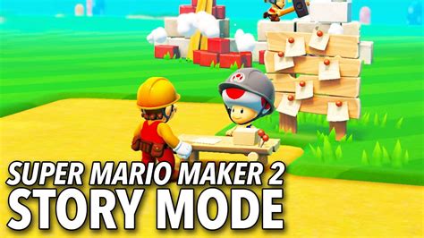 Does Mario Maker 2 Have A Story Mode - Story Guest