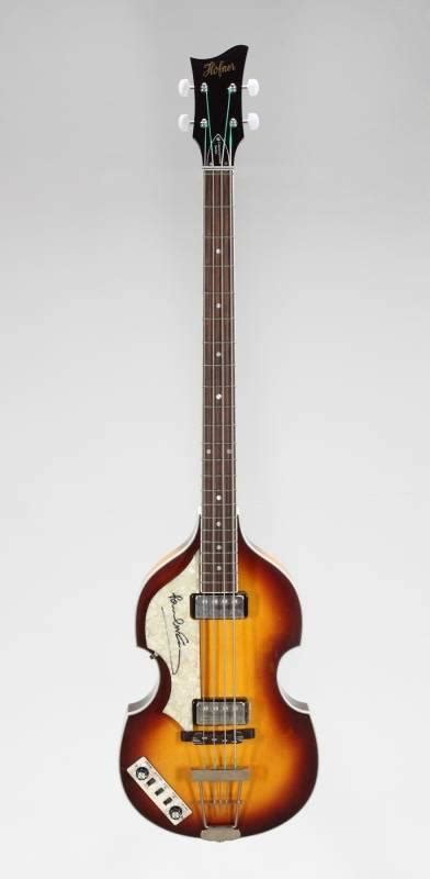 PAUL McCARTNEY SIGNED HOFNER BASS - Current price: $8000