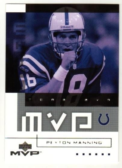 Manning, Peyton 2002 Upperdeck MVP Team MVP | RK Sports Promotions