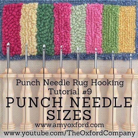 The Oxford Company en Instagram: “Oxford Punch Needles come in 8 ...