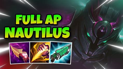 NAUTILUS JUNGLE WILD RIFT FULL AP BUILD IS CRAZY BRUST DAMAGE ! - YouTube