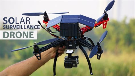 Self Charging Solar Surveillance Drone With Action Camera Mount - YouTube