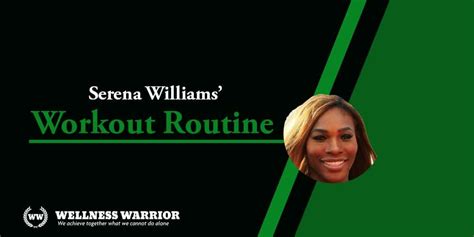 Serena Williams' Workout & Diet Plan - Her Weight Loss Plan