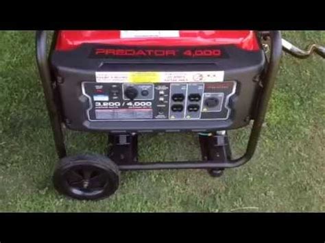 Predator 4000 Watt Generator Manual