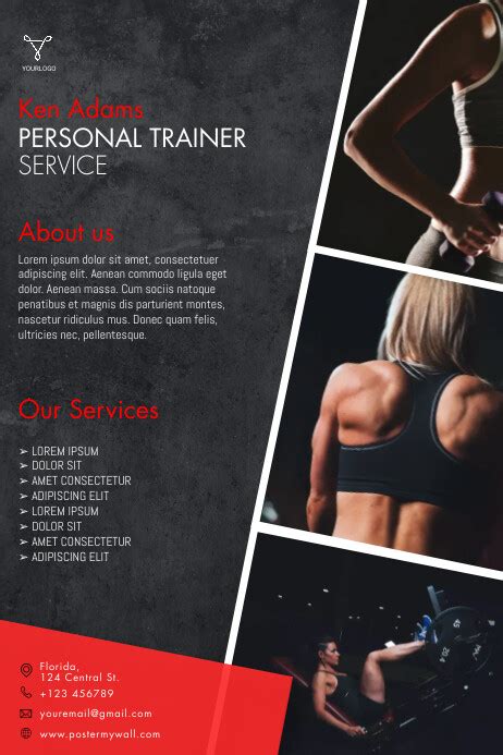 Copy of Personal Trainer Flyer Template | PosterMyWall