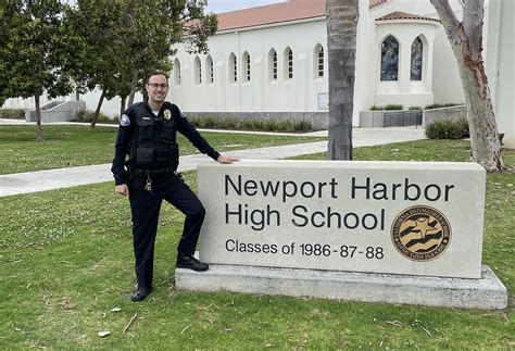 School Resource Officer Provides Safety on Campus of Newport Harbor ...