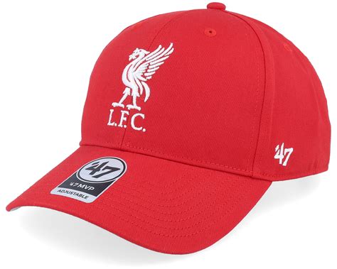 Liverpool FC Raised Basic Mvp Red Adjustable - 47 Brand Cap | Hatstoreworld.com