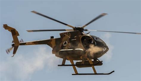 Afghan Air Force conducts maneuver after receiving MD-530s from US ...