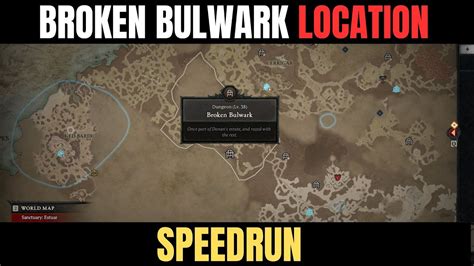 Diablo 4 Broken Bulwark Location + Speedrun - Barbarian - YouTube