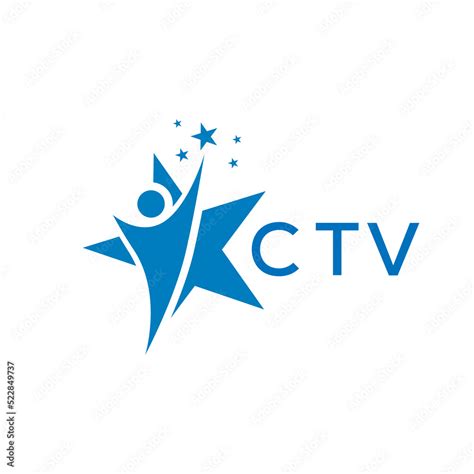 CTV Letter logo white background .CTV Business finance logo design vector image in illustrator ...