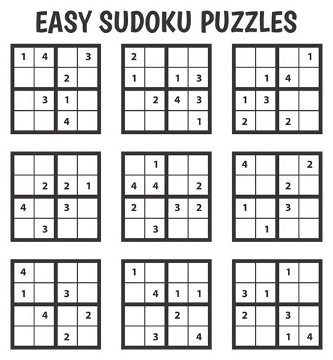 Kids Easy Printable Sudoku Puzzles | Sudoku puzzles, Sudoku, Sudoku printable