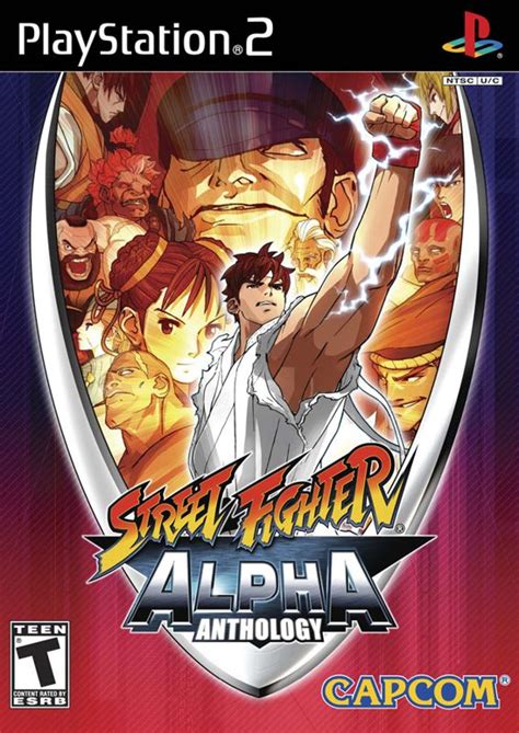 Street Fighter: Alpha - Anthology (2006) PlayStation 2 box cover art ...