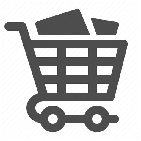 Buy, buying, cart, full, groceries, shopping, shopping cart icon