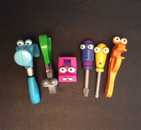 Disney Handy Manny Dancing Tool Box Replacement Lot 6 Tools Hammer ...