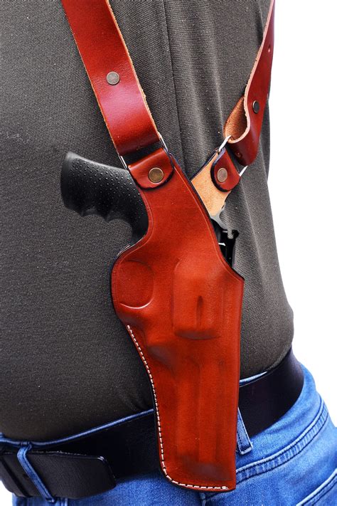 Leather Shoulder Holster Fits Ruger GP100 SP101 357 Mag. - Etsy