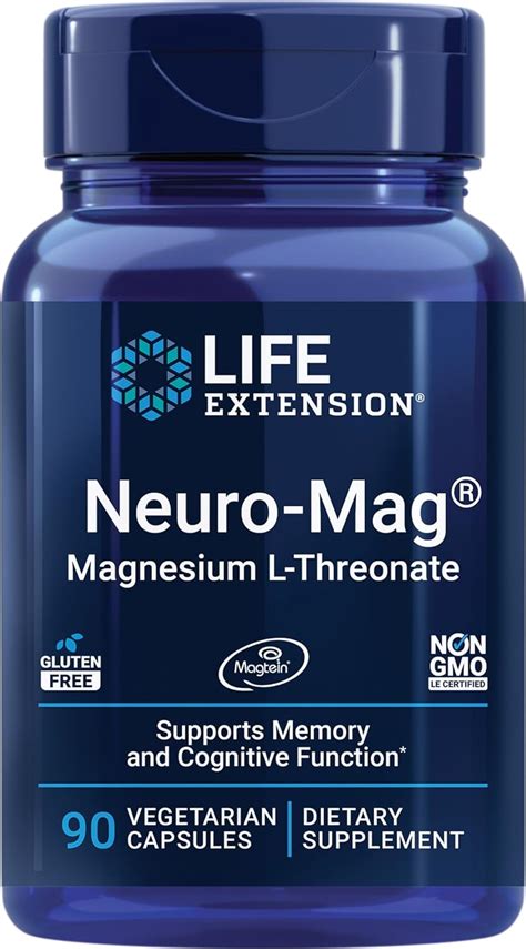 Life Extension Neuro-Mag Magnesium L-Threonate 90 Vegetarian Capsules : Amazon.com.au: Health ...