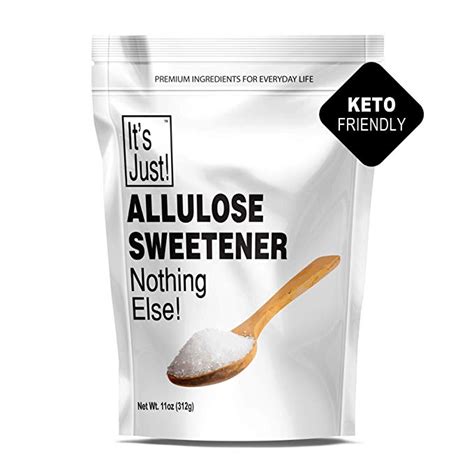 Amazon.com : It's Just - Allulose Keto Sweetener, Zero Net Carbs, Zero ...