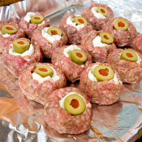 Eyeball Meatballs For Halloween | POPSUGAR Moms