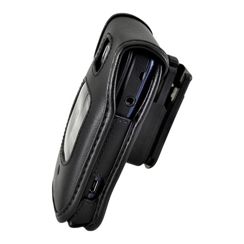 Kyocera Cadence Flip Phone Case Black Plastic Removable Clip - Turtleback Case