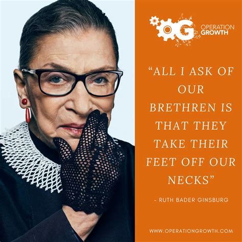 “All I ask of our brethren is that they take their feet off our necks ...