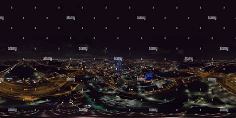 360° view of Dallas, Texas, Reunion Tower at Night - Alamy