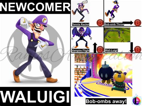 Waluigi Smash Bros Moveset by RamosArtStation on DeviantArt