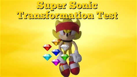 Super Sonic Transformation Test - YouTube