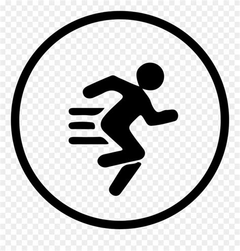 Run Png - Motion Detection Icon Png Clipart (#634599) - PinClipart