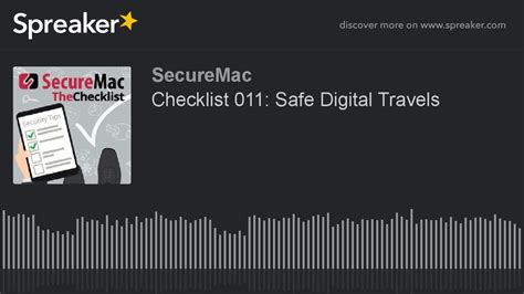 Checklist 011: Safe Digital Travels - YouTube