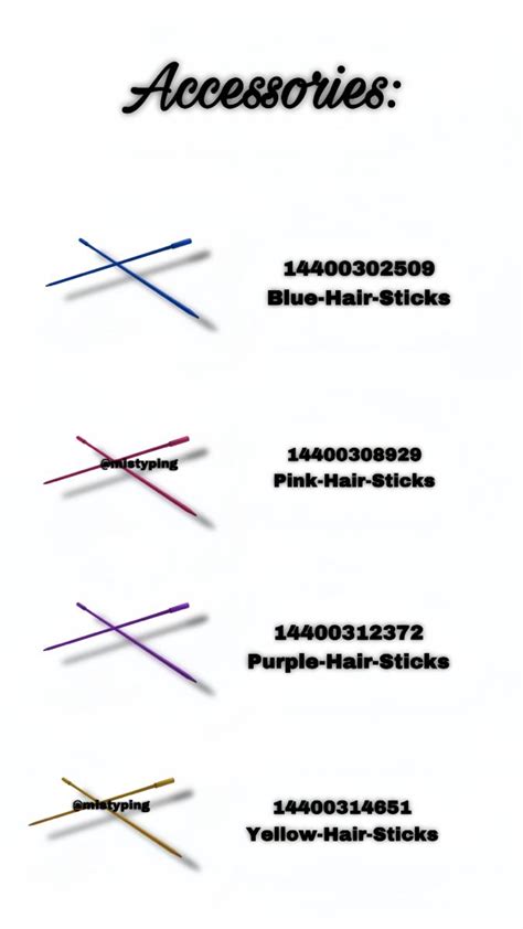New Hair Codes accessories (follow my tt - mistyping/2olivaria) | Roblox roblox, Roblox codes ...