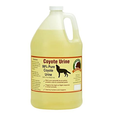 Just Scentsational 128 oz. Coyote Urine by Bare Ground-RS-128 - The Home Depot