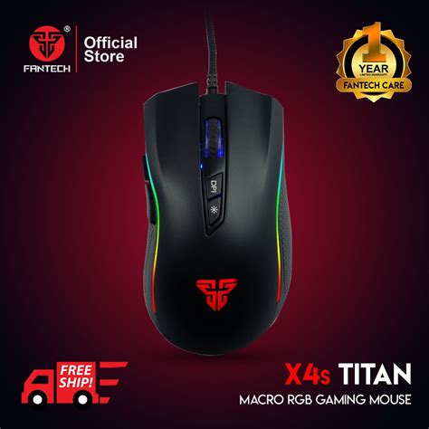 FANTECH (SP42) X4S TITAN Gaming Mouse with Running RGB CHROMA Light