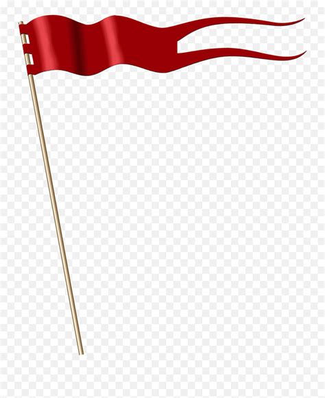 Red Flag Clipart Free Download - Red Banner Flag Png,American Flag Png ...