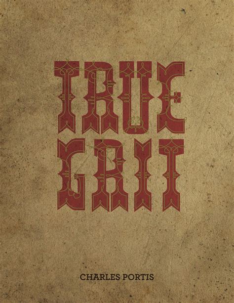 True Grit Book Cover on Behance