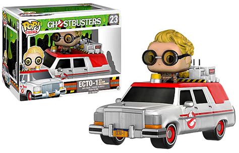 Funko Ghostbusters Funko POP Movies ECTO-1 with Jillian Holtzmann Vinyl Figure Set - ToyWiz