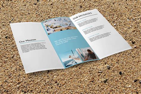 Trifold Agency Travel Brochure|Editable PSD Templates